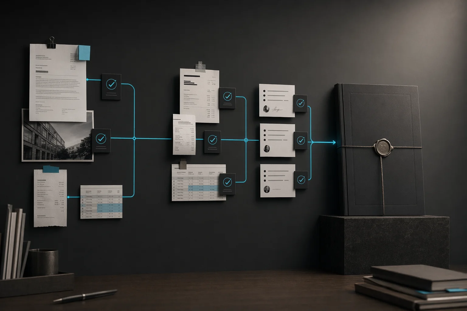 Un tableau de preuves transforme des documents dispersés en dossier CIR/CII vérifiable