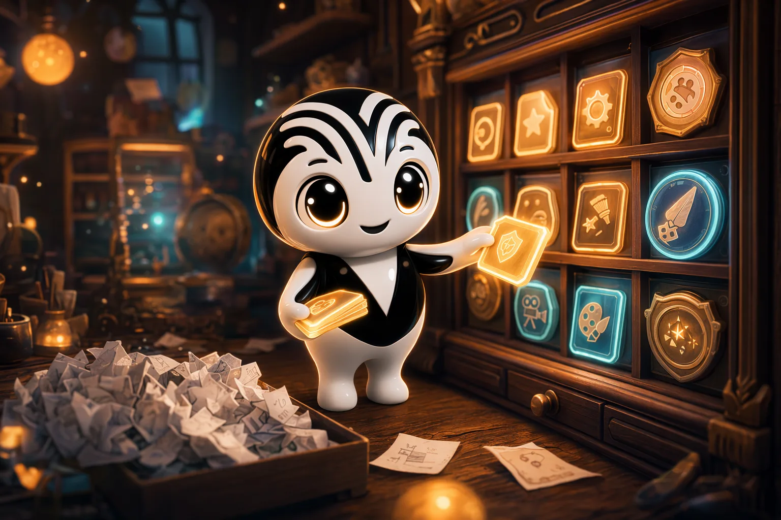 A fragile prompt becomes a versioned agent skill with workflow files, scripts, review gates, and output artifacts