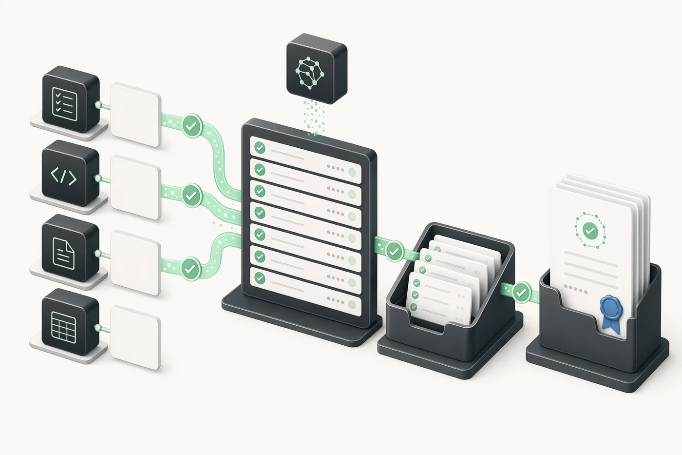 Des sources internes deviennent des preuves vérifiées avant la rédaction